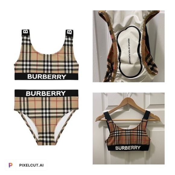 Burberry Girls Beige Bikini (164cm) - Picture 1 of 13